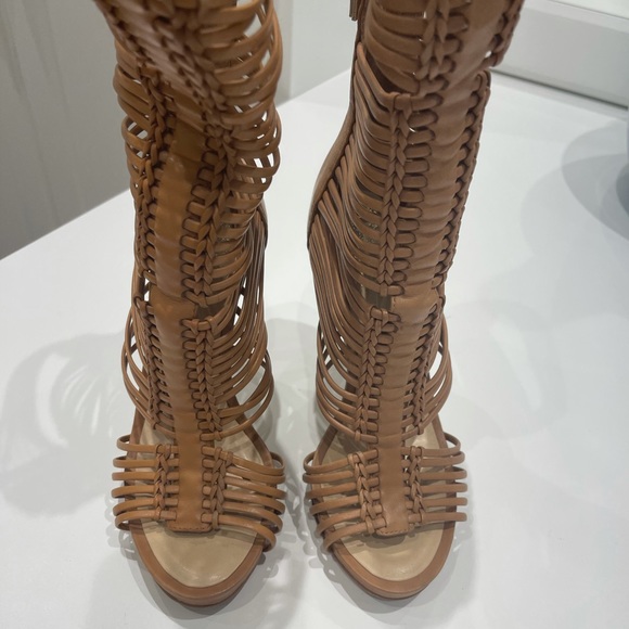 Vince Camuto Barbara Gladiator Heeled Sandals with Zipper - Picture 3 of 6